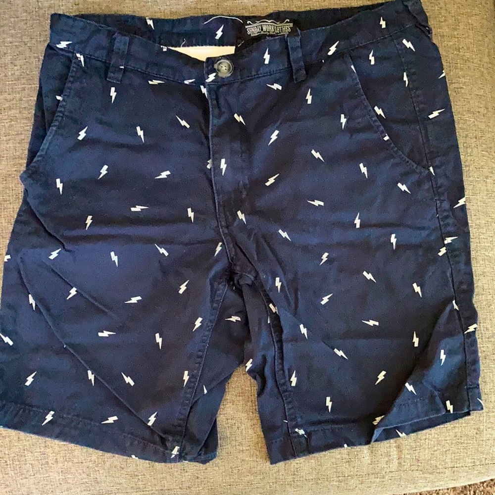 Blue shorts